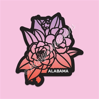 State Flower Vinyl Decal | Alabama