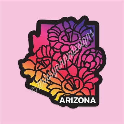 State Flower Vinyl Decal | Arizona