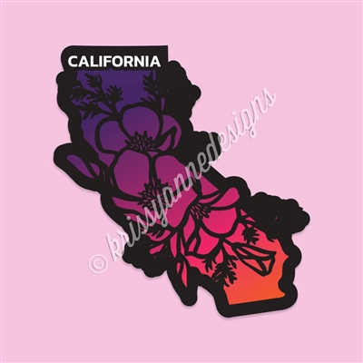 State Flower Vinyl Decal | California