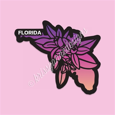 State Flower Vinyl Decal | Florida