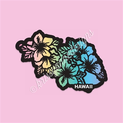 State Flower Vinyl Decal | Hawaii