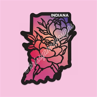 State Flower Vinyl Decal | Indiana