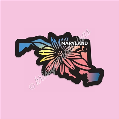 State Flower Vinyl Decal | Maryland