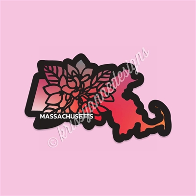 State Flower Vinyl Decal | Massachusetts