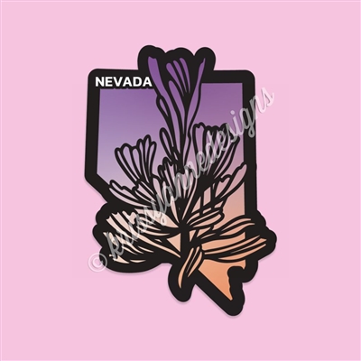 State Flower Vinyl Decal | Nevada
