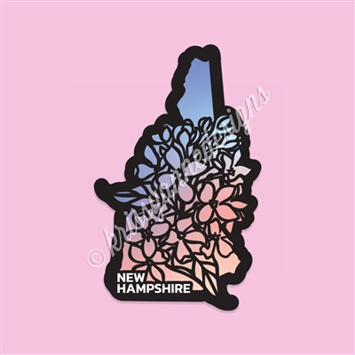 State Flower Vinyl Decal | New Hampshire