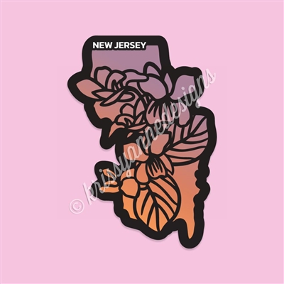 State Flower Vinyl Decal | New Jersey