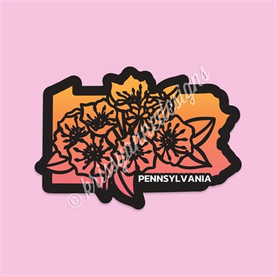 State Flower Vinyl Decal | Pennsylvania