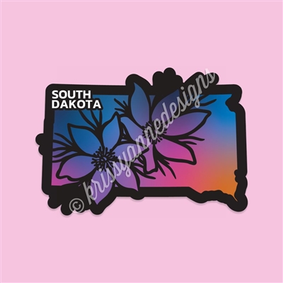 State Flower Vinyl Decal | South Dakota