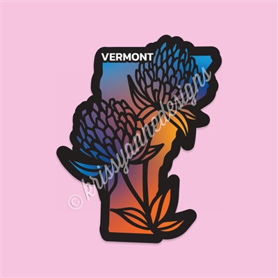 State Flower Vinyl Decal | Vermont