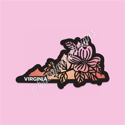 State Flower Vinyl Decal | Virginia