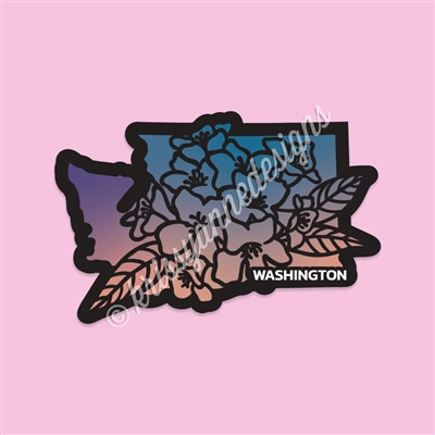 State Flower Vinyl Decal | Washington