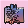 State Flower Vinyl Decal | Wyoming