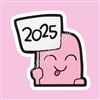 Vinyl Decal | 2025 Steve (Pink)