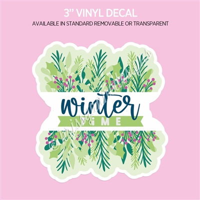 Vinyl Decal | Winter Time