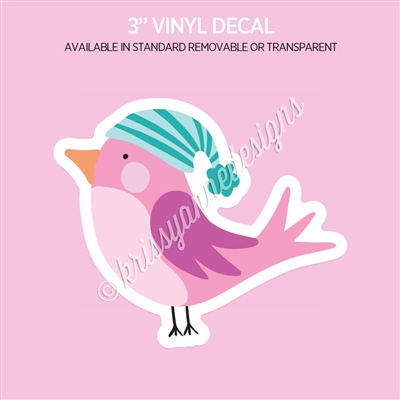 Vinyl Decal | Winter Bird