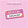 Vinyl Decal | Trying My Best