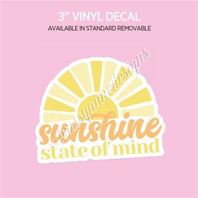 Vinyl Decal | Sunshine State of Mind