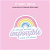 Vinyl Decal | Seems Impossible