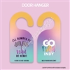 Two-Sided Door Hanger | Wild at Heart (GW Indy)