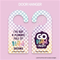 Two-Sided Door Hanger | Wild Dreams (GW Indy)