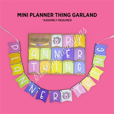 Wooden Kit - Planner Thing Mini Garland