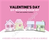 Wooden DIY Kit - Valentine's Day Houses