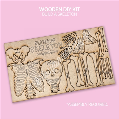 Wooden DIY Kit | Skeleton