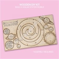 Wooden DIY Kit | Solar System Mobile