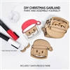 Wooden DIY Kit | Santa Garland