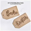 Wooden DIY Kit | Stocking Tag