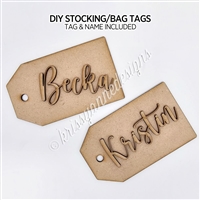 Wooden DIY Kit | Stocking Tag