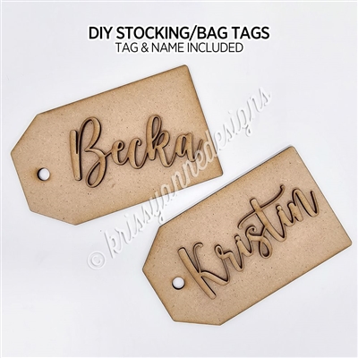 Wooden DIY Kit | Stocking Tag