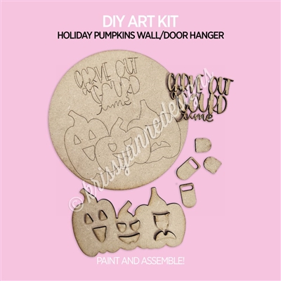 Wooden DIY Kit | Gourd Time Wall/Door Hanger