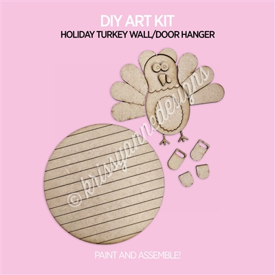 Wooden DIY Kit | Turkey Wall/Door Hanger