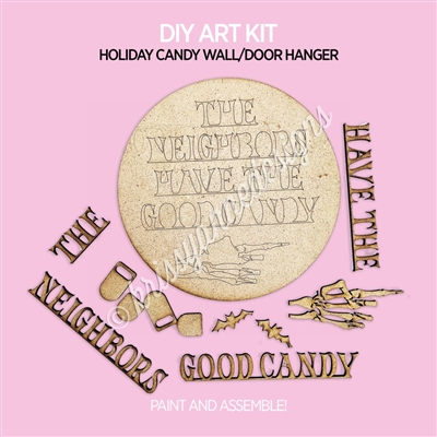 Wooden DIY Kit | Candy Wall/Door Hanger