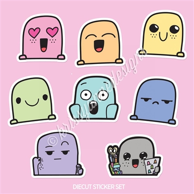 Diecut Sticker Set | For the Love of Steve