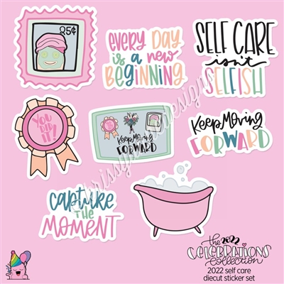 CC Diecut Sticker Set - 2022 Self Care