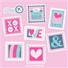 Diecut Sticker Set | Sending Love Set 1 (Stamps)