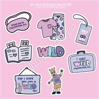 Diecut Sticker Set - GO Wild 2023 Deco