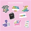 Transparent Diecut Sticker Set | 13 Year Anniversary