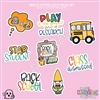 CC Diecut Sticker Set - 2023 School Days