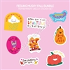 Transparent Diecut Sticker Set | Feeling Mushy