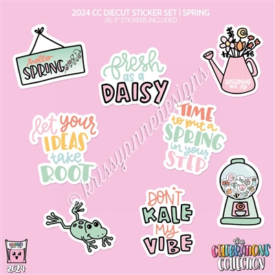 CC Diecut Sticker Set - 2024 Spring