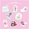 Transparent Diecut Sticker Set | Ice, Ice Baby Deco