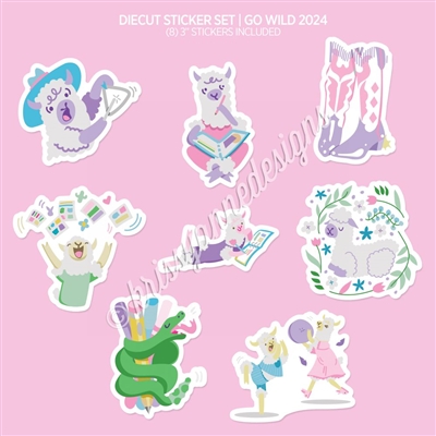 Diecut Sticker Set | Wild & Bright Deco (GW 2024)