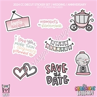 CC Diecut Sticker Set - 2024 Wedding / Anniversary