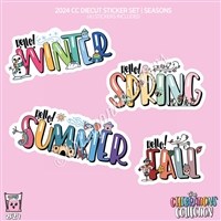 CC Diecut Sticker Set | 2024 Four Seasons