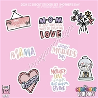 CC Diecut Sticker Set - 2024 Mother's Day