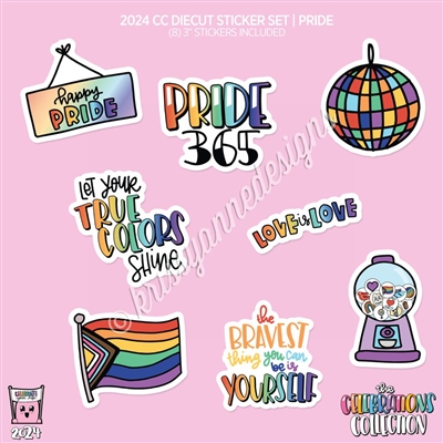 CC Diecut Sticker Set - 2024 Pride
